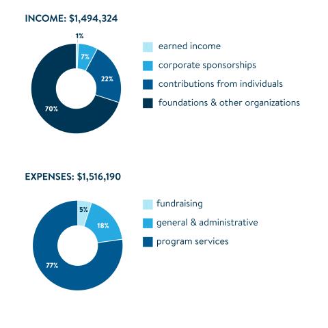 2019 income and expenses