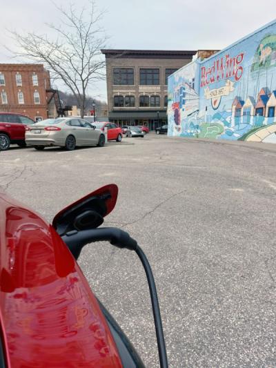 Free EV charging station in Red Wing