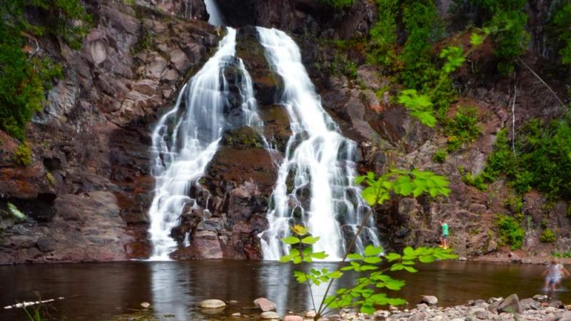 Caribou Falls State Wayside waterfall