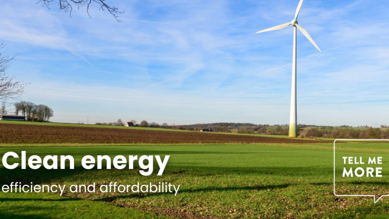 Tell me more, clean energy, efficiency, and affordability