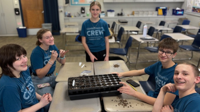 Members of the Dillworth-Glyndon-Felton Conservation Crew