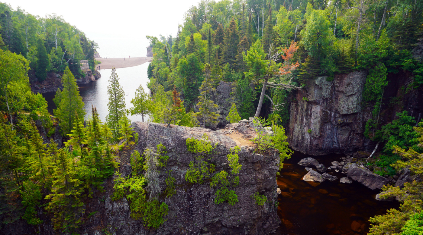 Spring at Tettegouche State Park.