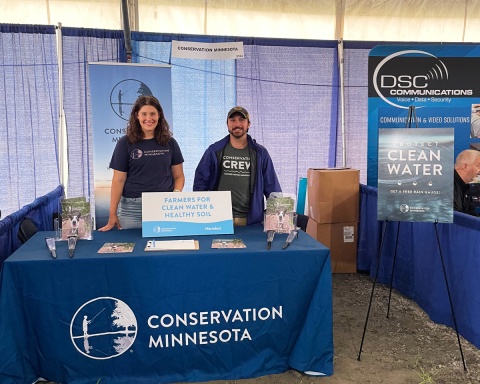 Conservation Minnesota staff at Farmfest