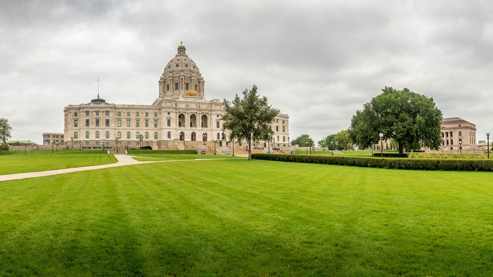 Saint Paul Capitol lawn