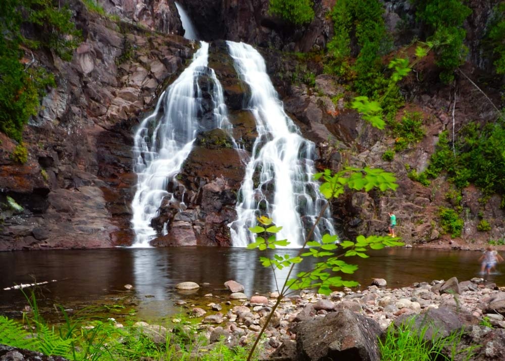 Caribou Falls State Wayside waterfall