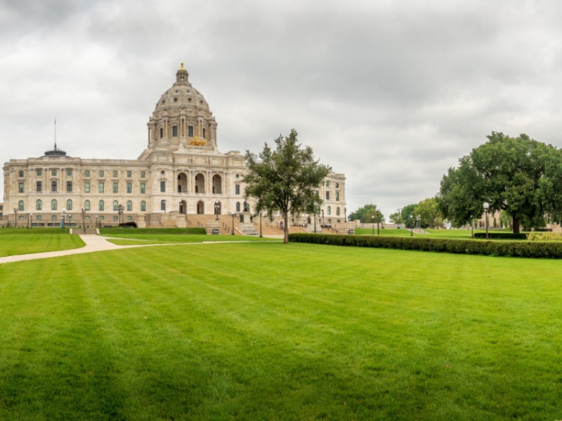 Saint Paul Capitol lawn