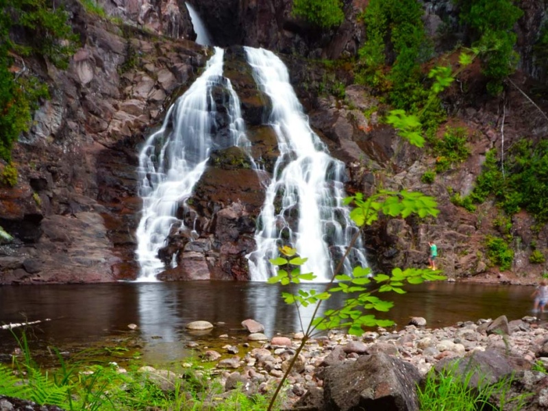 Caribou Falls State Wayside waterfall