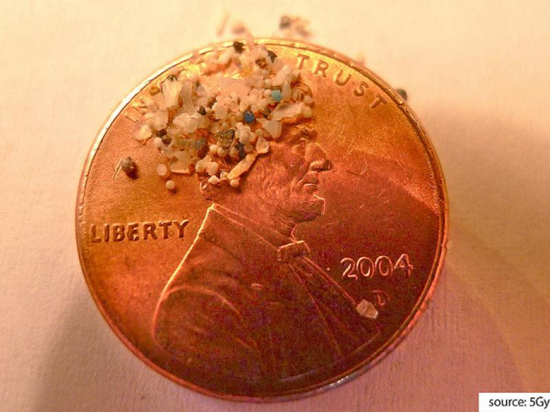 Microbeads on Penny